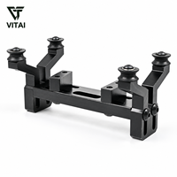 Accessoire de chargeur d'arbalètes modulaires, rail noir pour six flèches avec support réglable pour le tir à l'arc sur cible