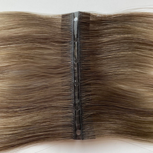 Nouvelle tendance 2026 : Trame de cheveux humains européens doublement étirés, avec trame papillon invisible, trame latérale en PU et trame injectée - Product Image 3