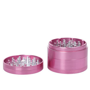 Molinos de Hierbas de Aleación de Zinc de Color Rosa, Estilo Femenino, Más Populares al por Mayor, 4 Capas, Precio Económico, Herramientas para Moler Hierbas, Molinillo para Tabaco y Cigarrillos - Product Image 3