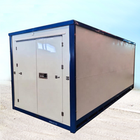 Conteneur de stockage en acier isolé pliable portable en acier galvanisé mobile prêt à l'emploi