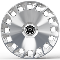 22x10 Brushed Face dan dipoles Windows 1-PC roda tempa untuk Renge-Rover 2021