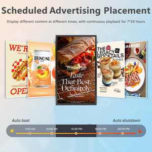 32 43 50 55 65 75 85 100 İnç Duvara Monte LCD Dokunmatik Ekranlı Pazarlama Dijital Tabela ve Ekran Reklamcılığı İç Mekan - Product Image 5