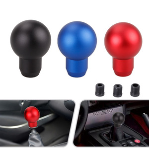 Pommeau de levier de vitesse en alliage d'aluminium, noir, rouge, bleu, universel, pour voiture, transmission manuelle, SFN116 - Product Image 1