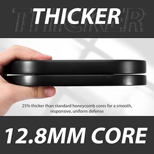 Sharewell pickleball vợt thiết lập sợi carbon thành phần PE tổ ong 2 pickleball paddles + 4 quả bóng + 4 mồ hôi thấm + 1 bìa Túi - Product Image 3