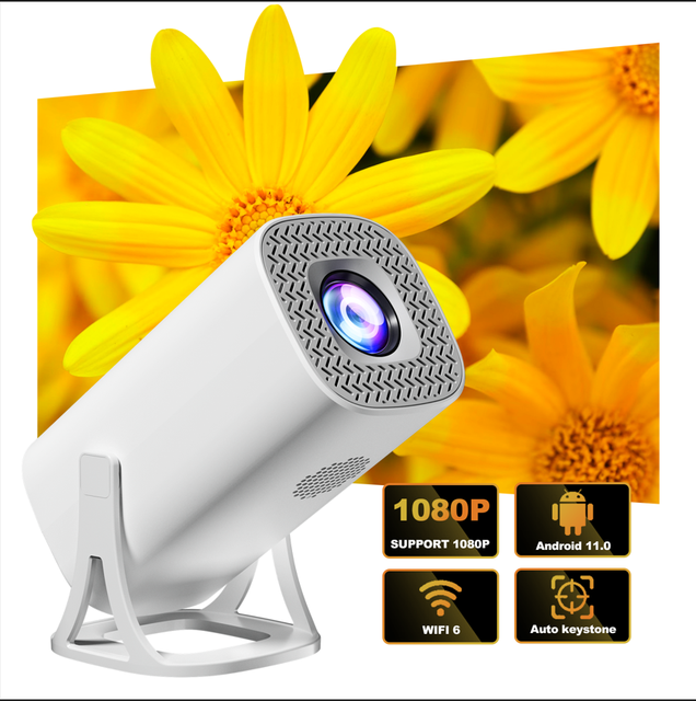 S40 Best Mini Laser Image Projector with Built-In Speaker Ultra Short Throw Outdoor Cinema Projector