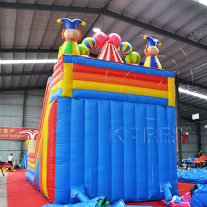 Offerta Speciale: Castello Gonfiabile da Esterno a Tema Clown con Scivolo Doppio, Certificato CE, Capacità 300-500KG, Facile da Montare - Product Image 5
