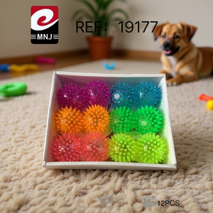 Dog Toy Glittering Spiky Transparent Ball 12Pcs For Pets Playtime Fun - Product Image 2