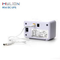 2026 Bestseller Mylion 12V 3A 8000mAh MU48 Mini UPS DC Portátil, Batería de Respaldo Recargable, Sistema de Alimentación Ininterrumpida
