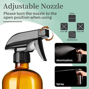 Hot Sale 15ml 30ml 120ml 150ml 200ml Essential Oil Amber <b>Glass</b> Frost Surface Crown Cap Sealed Boston Spray Bottle <b>Packaging</b> - Product Image 4