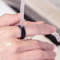 Bague Intelligente Étanche RFID NFC EM4305 13.56MHz pour Paiement, avec Mini-Tag pour Cartes de Membre d'Hôtel et Cartes Professionnelles