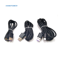 Câble de charge USB tressé en nylon pour PS5 Playstation 5 1/2/3M pour cordon de câble de chargeur de charge de contrôleur PS5