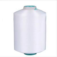 Fil DTY 150D/48F blanc, haute ténacité, SD SIM NIM 150/144F, polyester brut, Poy recouvert de spandex pour le tricot