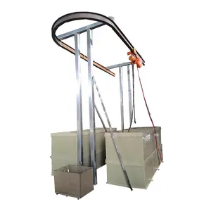 Powder Coating Line Pretreatment Metal Surface Chemical Dipping Tank System With Washing Bath
