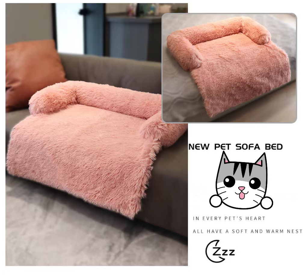 High Quality Personalized Soft Plush Large Pet Sofa Couch Cat Dog Premium Bed For Furniture