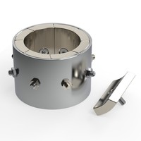 Aimants Industriels Puissants en Néodyme Courbés N45SH avec Revêtement Dacromet Résistant aux Hautes Températures, Personnalisables