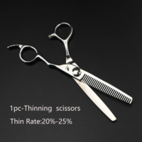 Ciseaux de coiffure professionnels de 6,0 pouces à dents en V, à pointe de cerf, sans couture, pour coupe de cheveux, de qualité supérieure, faciles à utiliser, modèle HS-029