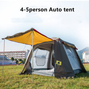 Carpa de Camping Familiar de Lujo, Impermeable, para 4 Estaciones, de Apertura Rápida, para Fiestas al Aire Libre, Bodas, Campamentos y Parques - Product Image 2