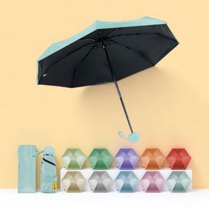 Capsule Shaped Custom Printed Business Gifts Foldable Fully-Automatic UV Protection Rainproof <b>Windproof</b> <b>Umbrella</b> for Wholesale - Product Image 1
