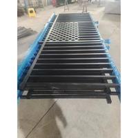 Panel de Cerca para Piscina de Hierro Moderno con Recubrimiento en Polvo, Impermeable, Fácil de Montar, para Entrada de Vehículos y Uso en Exteriores
