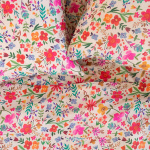 Kain Katun Poplin Tana Lawn Berkualitas Tinggi, Ringan, 100% Katun, Cetak Digital Motif Bunga, Berwarna-warni, Berlapis, untuk Kemeja Wanita - Product Image 6