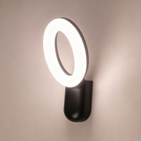 Lampe murale extérieure LED, IP65 étanche, en aluminium noir, garantie 3 ans, luminaire mural extérieur moderne