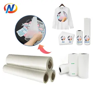 Norman 75U Thickness Dtf Film 60 Cm Heat Transfer Dtf Pet Film 60Cm Roll Size Pet Film Dtf Double Single Side Printing