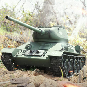 Henglong 3909-1 russe <span class=keywords><strong>T34</strong></span>/85 télécommande modèle de réservoir à grande échelle multifonction combat modèle de réservoir de Simulation compétitif - Product Image 5
