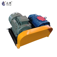 Souffleur à air électrique haute capacité Roots Blower Vacuum Pump RSR-150 à double réservoir d'huile pour gonflables