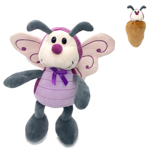 Peluche Papillon de Haute Qualité de 12 Pouces avec Sac Cocon pour Filles en Bas Âge, Jouet d'Imitation, Compagnon de Sommeil Douillet, Décoration de Crèche - Product Image 1