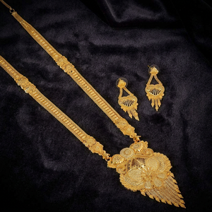 Vente en gros de chaînes à maillons en laiton plaqué or 14 ct 18 ct 24 ct bijoux indiens de mode avec motif floral - Product Image 1