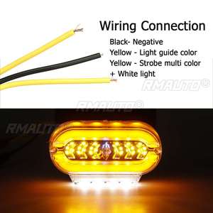 4 x feux de gabarit pour camion 24V 29 LED, feux latéraux clignotants pour camion, remorque, bus, fourgonnette, feux de signalisation, feux extérieurs de voiture, rouge ambre - Product Image 6