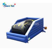 Parc d'attractions intérieur gonflable rebondissant saut airbag blob airbag atterrissage trapèze airbag pour parc de trampoline