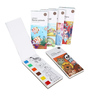 Livres de coloriage créatifs à l'<span class=keywords><strong>aquarelle</strong></span> sans dégâts, peinture à l'eau, activités de voyage, cadeaux d'anniversaire, échange de cadeaux, cadeaux pour fêtes artistiques - Product Image 2
