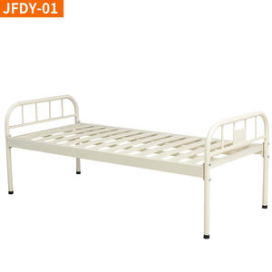 Lit médical à double usage, en acier, simple et double, mécanisme de basculement manuel, lit d'hôpital - Product Image 5