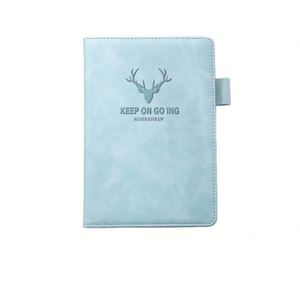 Carnet de notes A5 en cuir PU super épais X418 200/360 pages, logo personnalisé - Product Image 4