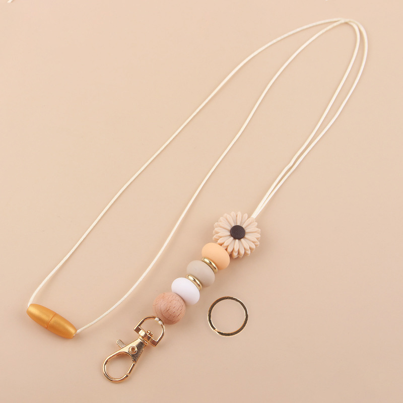 China Silicone Cellphone Lanyard Card Cover Mobile Phone Silicone Lanyard Necklace Image 4