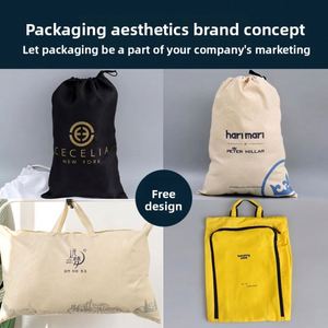 Sac à poussière en toile beige personnalisé avec cordon de serrage, pochette de rangement pour articles de temple, logo sérigraphié, vente en gros, MOQ 200 pièces, directement de l'usine - Product Image 4
