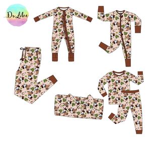 Pijamas de Bambú Personalizadas, Ropa Infantil, Personajes, Peleles para Bebé, Lazos para el Cabello, Bragas de Dibujos Animados - Product Image 1