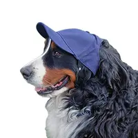 कारखाने की आपूर्ति पालतू बेसबॉल टोपी के साथ पालतू कुत्ता टोपी आउटडोर कुत्ते टोपी तीन आकार कढ़ाई लोगो