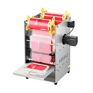 Semi-automatic Mini Portable Manual Customized Tray Size <b>Food</b> Tray <b>Sealer</b> - Product Image 1