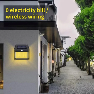 Bán buôn năng lượng mặt trời Powered hiên ánh sáng cảm biến chuyển động cho ngoài trời nóng bán vườn tương tác Đèn tường không thấm nước - Product Image 5