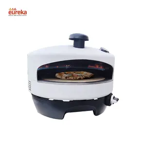 Thương mại thép không gỉ Vòng 16 inch ngoài trời gas trại Lò nướng bánh Pizza để bán