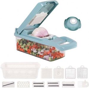 Kitchen Vegetable Chopper Multifunctional Efficient <b>Sharp</b> for Dicing Shredding Slicing Grating Kitchen Gadget for Cooking - Product Image 4