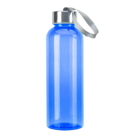 Rapha — bouteille à corps Transparent et personnalisé, à emporter, bouteille en plastique sans BPA, avec bouchon en acier inoxydable, 500ml