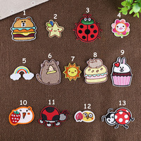 Patchs brodés mignons de dessins animés à thermocoller pour la réparation de vêtements, patchs décoratifs pour vêtements d'enfants, vestes, sacs