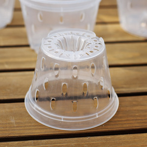 Vasi per <span class=keywords><strong>Orchidee</strong></span> in Plastica Trasparente Durevole JQ, Vasi per Piante Phalaenopsis, Contenitori in Plastica Trasparente per <span class=keywords><strong>Orchidee</strong></span> - Product Image 4