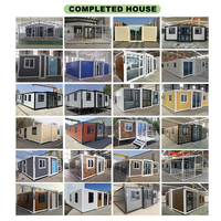 Conteneur d'expédition duplex préfabriqué pliable et portable de luxe Maisons Maison modulaire