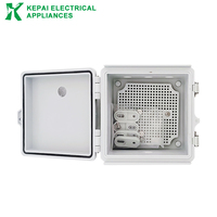 Boîtier de jonction étanche en plastique ABS, boîtier électrique extérieur, boîte étanche pour multiprise, trous de câblage personnalisables