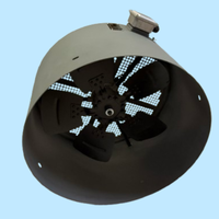 Externer Kühlventilator G280A für Wechselrichter-Dreiphasen-Elektromotoren IP55 Kugellager OEM/ODM 25,4 Lüfterblattdurchmesser 220-415V