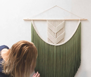 Artesanía, nuevo diseño, macramé, Boho, para colgar en la pared, arte de decoración del hogar - Product Image 4